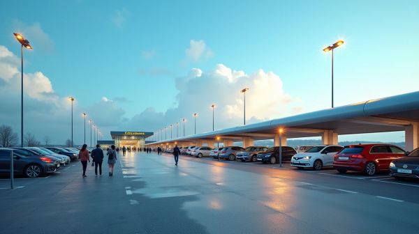 Des options de parking à l'aéroport Lyon Saint Exupéry sécurisées