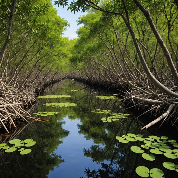 Quelles sont les techniques pour filtrer l'eau de mer en camping en région de mangroves?