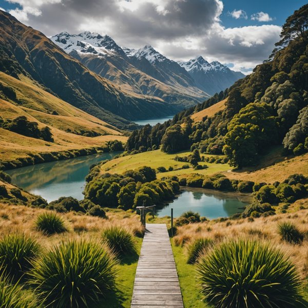 Quels sont les meilleurs endroits pour louer une maison de vacances en Nouvelle-Zélande avec des randonnées et des cours de photographie de paysages?